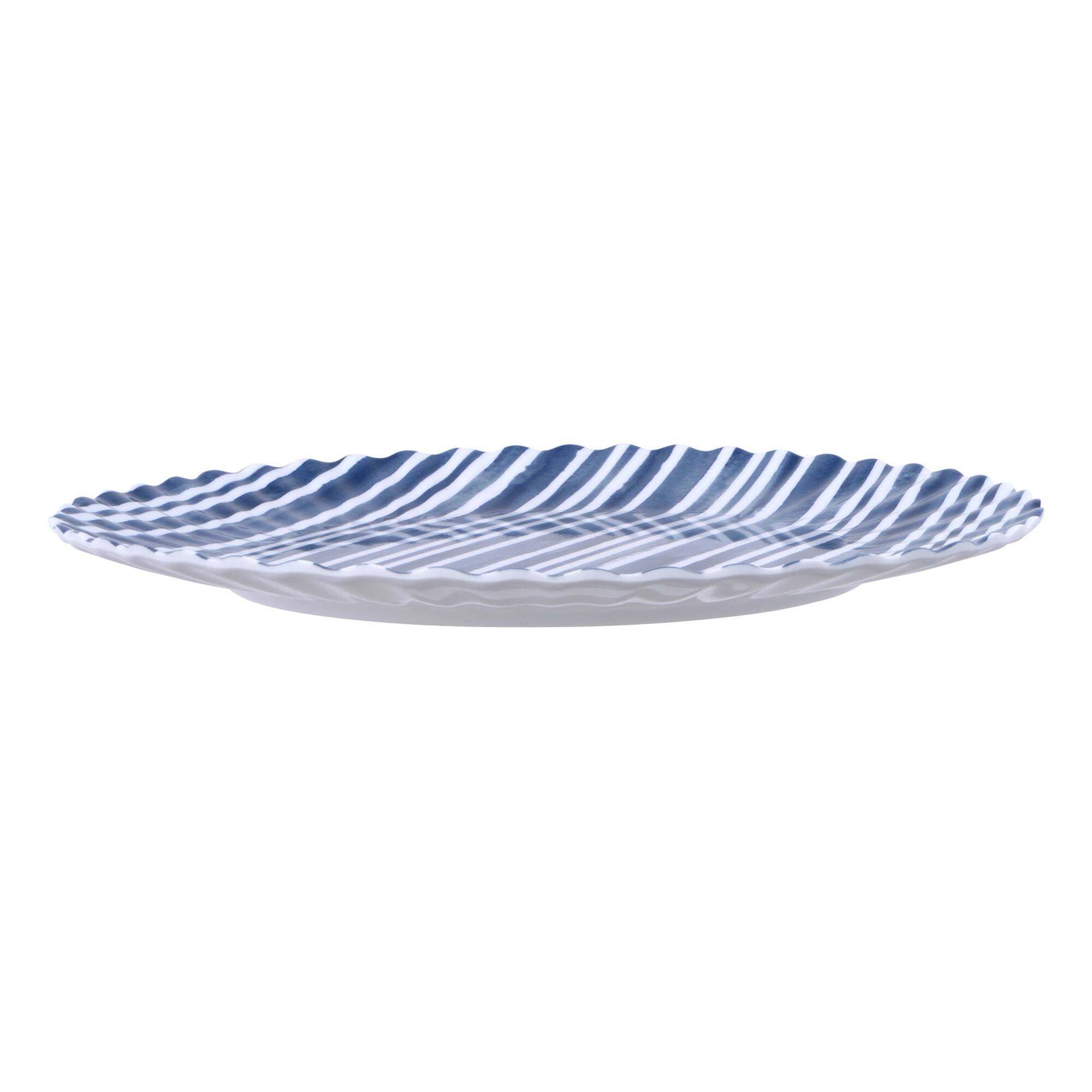 8.75" Blue Stripe Melamine Plates, 4ct. by Celebrate It™